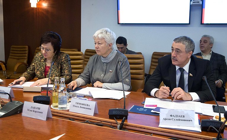 Заседание Комиссии по сотрудничеству Совета Федерации и Парламента Республики Южная Осетия