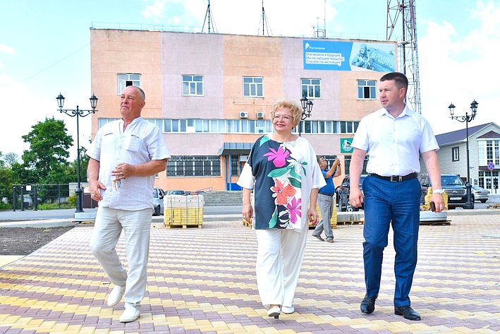 Оксана Хлякина в ходе работы в регионе посетила Лебедянский район Липецкой области