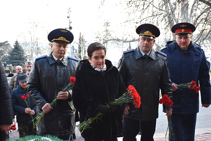 Лариса Мельник приняла участие в мероприятиях, посвящённых Дню Защитника Отечества