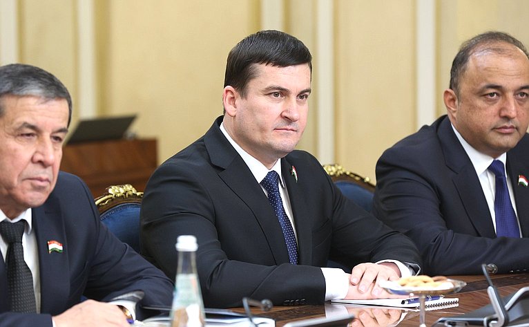 Валентина Матвиенко обсудила с Председателем Маджлиси милли Маджлиси Оли Республики Таджикистан Рустами Эмомали
