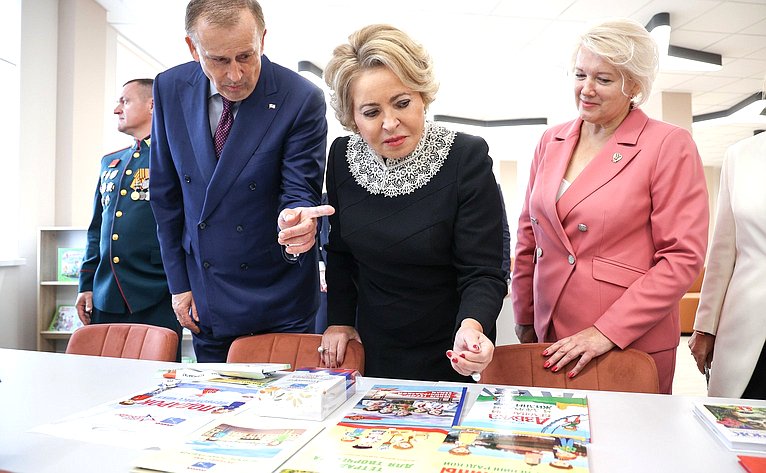 Валентина Матвиенко приняла участие в торжественном открытии Гатчинского центра образования «Высший пилотаж»
