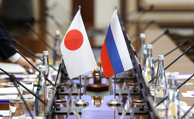 Встреча Григория Карасина с депутатом Палаты советников Парламента Японии