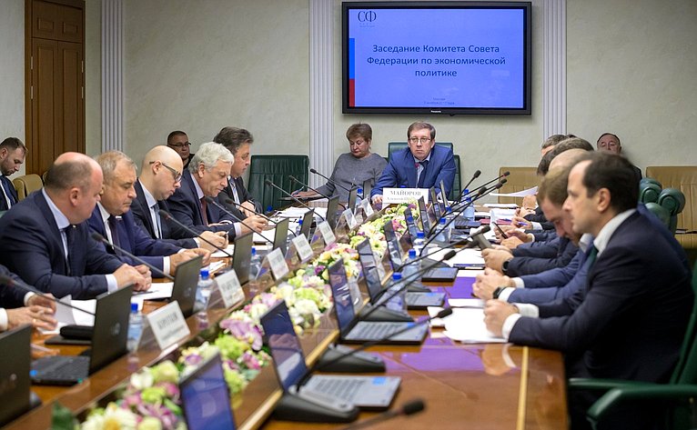 Заседание Комитета Совета Федерации по экономической политике