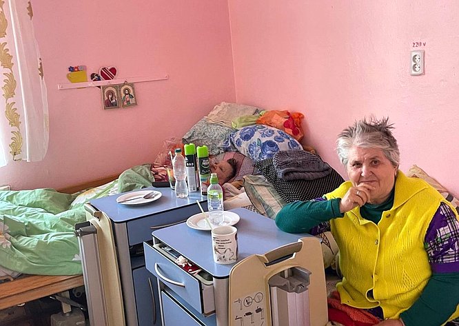 Игорь Кастюкевич привез обогреватели и увлажнители воздуха в Новокиевский детский дом и Гериатрический пансионат Чаплынки