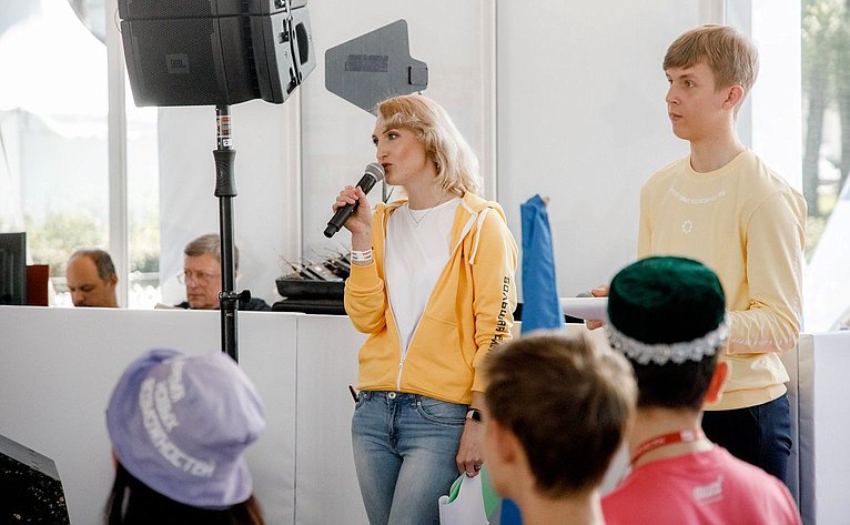Ольга Хохлова приняла участие в Фестивале детства и юности «Большая перемена» на ВДНХ