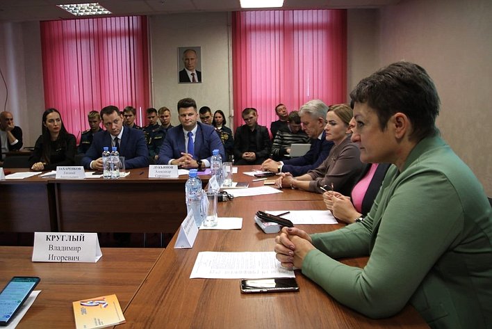Ирина Кожанова приняла участие во встрече с представителями молодежных объединений России и Беларуси