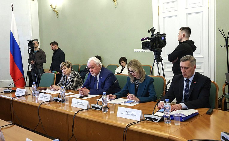 Заседание комиссии Совета законодателей РФ по вопросам социальной политики