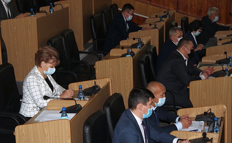 Татьяна Гигель в ходе поездки в регион приняла участие в работе 14-й сессии парламента Республики Алтай