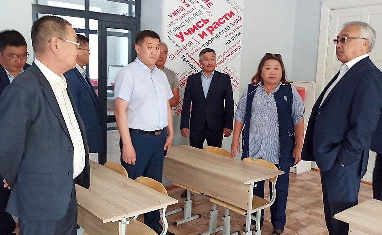 Баир Жамсуев посетил Могойтуйский район