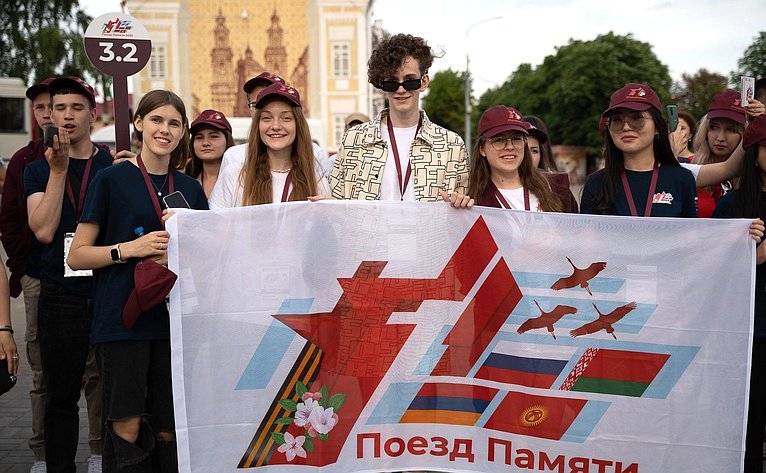 Участники культурно-образовательного проекта «Поезд Памяти» побывали в Полоцке