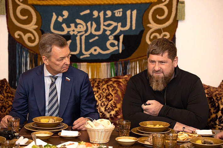 Рамзан Кадыров и Андрей Яцкин