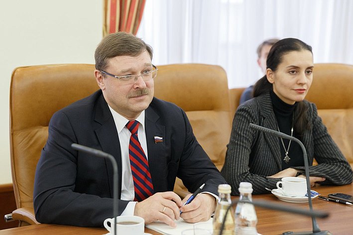 Встреча К. Косачева с главой программного офиса Совета Европы