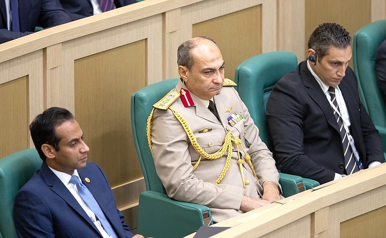 Выступление Президента Египта Абдельфаттаха Ас-Сиси в Совете Федерации