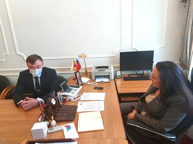 Ирина Петина провела рабочую встречу с представителями региона в Палате молодых законодателей при Совете Федерации