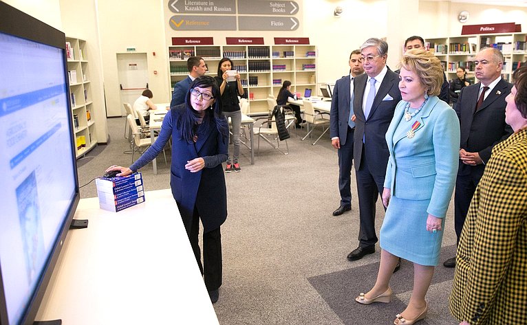 Председатель СФ В. Матвиенко посетила «Назарбаев Университет»