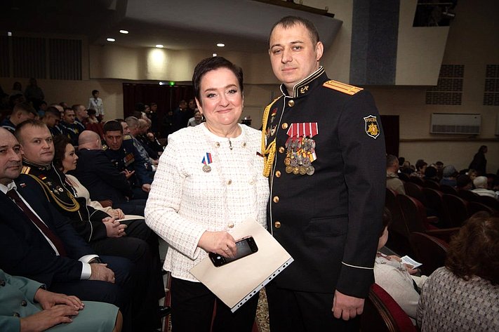 Лариса Мельник приняла участие в мероприятиях, посвящённых Дню Защитника Отечества