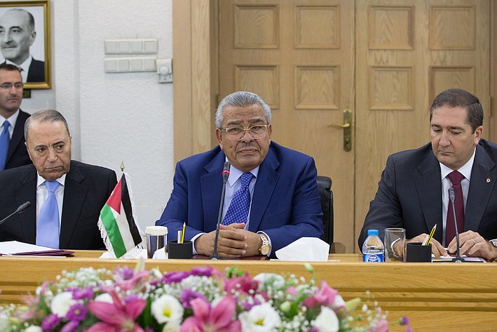 Встреча В. Матвиенко с Председателем верхней палаты иорданского парламента Абдеррауфом Ар-Равабдой