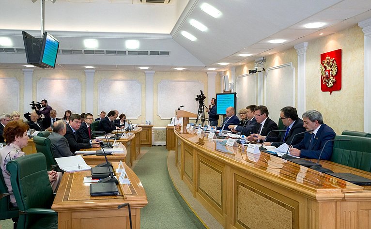 Заседание Комитета СФ по бюджету и финансовым рынкам с участием представителей органов власти Северной Осетии