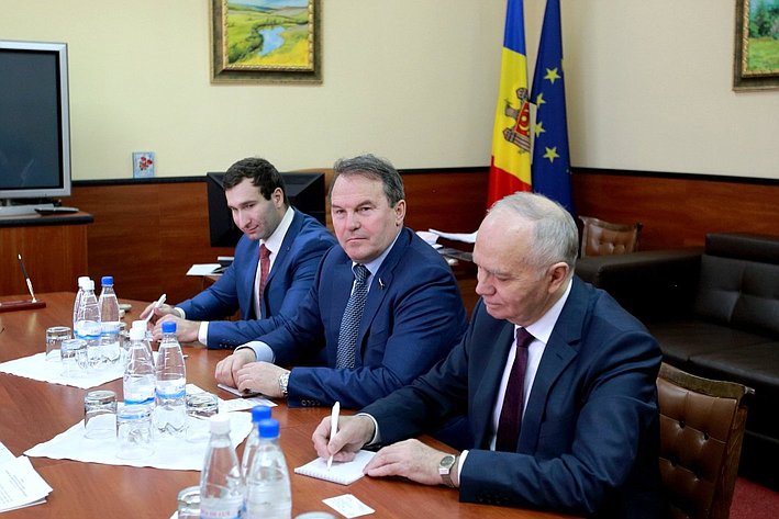 Встреча И. Морозова с представителями Молдовы