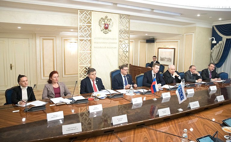 Председатель Комитета СФ по международным делам Константин Косачев провел встречу с Генеральным секретарем ОБСЕ Томасом Гремингером