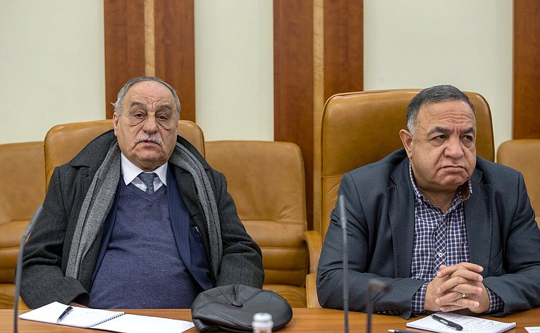Встреча И. Умаханова с делегацией Прогрессивного арабского фронта
