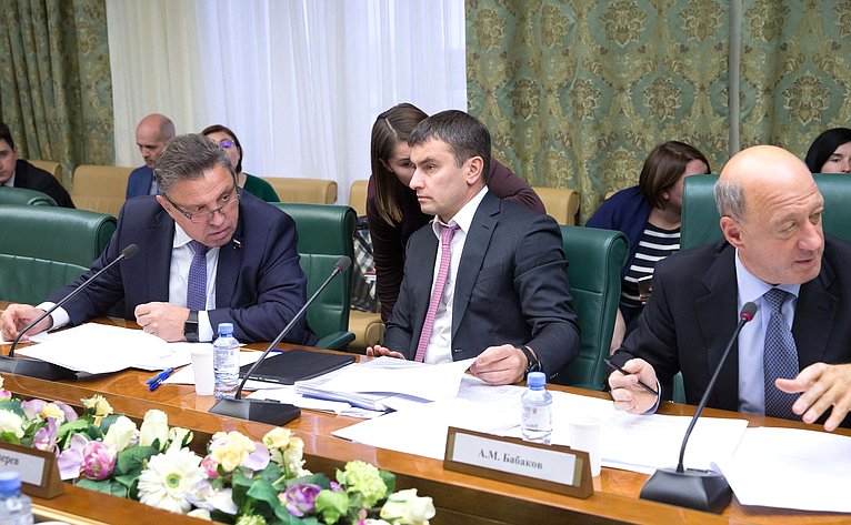 Заседание Временной комиссии при СФ по осуществлению парламентского контроля за ходом реализации комплексного плана модернизации и расширения магистральной инфраструктуры