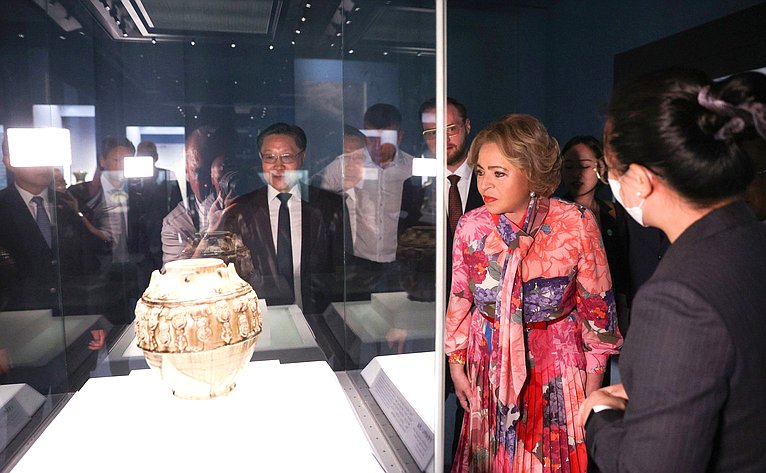 Посещение Председателем Совета Федерации Валентиной Матвиенко Государственного музея Китая