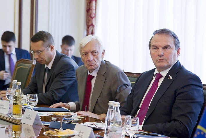 Встреча спикера СФ В. Матвиенко с Председателем Конгресса местных и региональных властей Совета Европы Х. ван Стаа -12