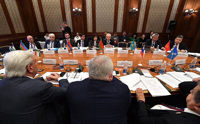 Заседание Комиссии Межпарламентской Ассамблеи государств-участников СНГ (МПА СНГ) по политическим вопросам и международному сотрудничеству