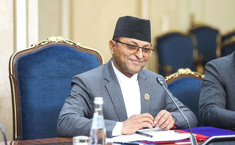 Председатель Совета Федерации Валентина Матвиенко провела встречу с Председателем Национального Собрания Федерального Парламента Непала Ганешом Прасадом Тимилсиной