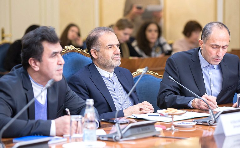 Встреча И. Умаханова с Чрезвычайным и Полномочным Послом Исламской Республики Иран в РФ Каземом Джалали