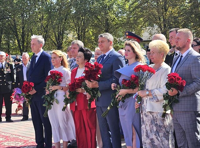 Ольга Бас приняла участие в мероприятиях, посвященных 90-летию стахановского движения в ЛНР