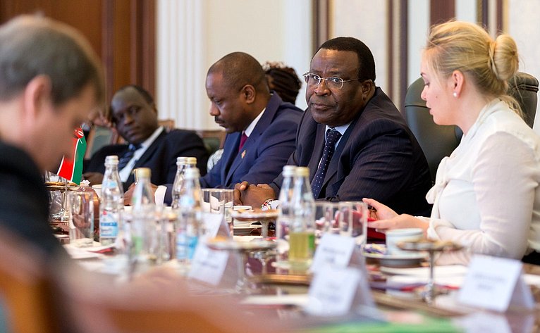 Встреча Председателя Совета Федерации Валентины Матвиенко с Председателем Сената Парламента Республики Кения Дэвидом Экве Этуро