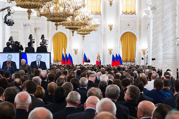 Обращение Президента РФ В. Путина по статусу Крыма и Севастополя
