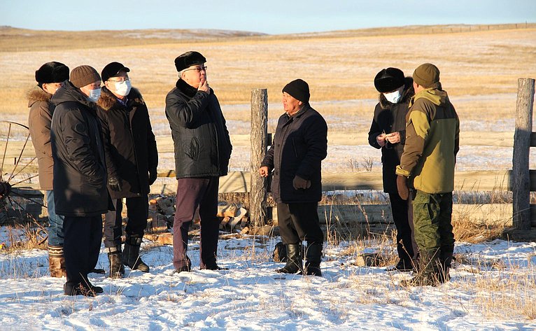 Баир Жамсуев в ходе рабочей поездки по региону провел встречи с сельчанами