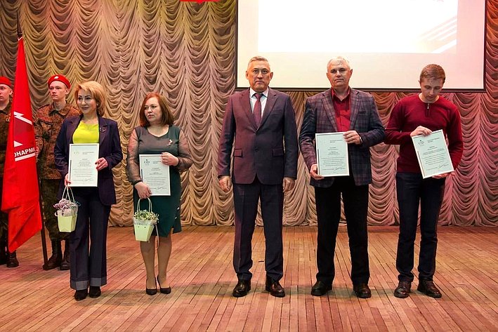 Юрий Валяев принял участие в мероприятии, на котором были подведены итоги работы регионального отделения детско-юношеского военно-патриотического движения «Юнармия» за 2023 г