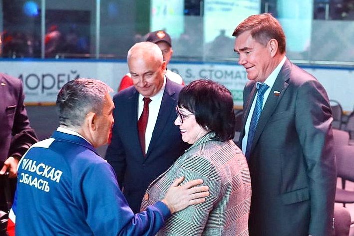 Александр Савин принял участие в открытии VIII Всероссийской Спартакиады среди трудящихся