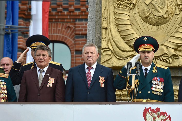 По случаю 70-летия окончания Второй мировой войны в г. Хабаровске состоялся парад войск Хабаровского гарнизона