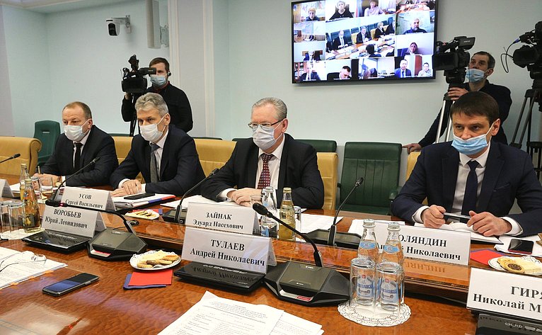 Совещание под председательством заместителя Председателя СФ Юрия Воробьева