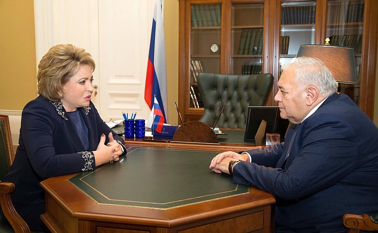 Встреча В. Матвиенко с делегацией Азербайджана