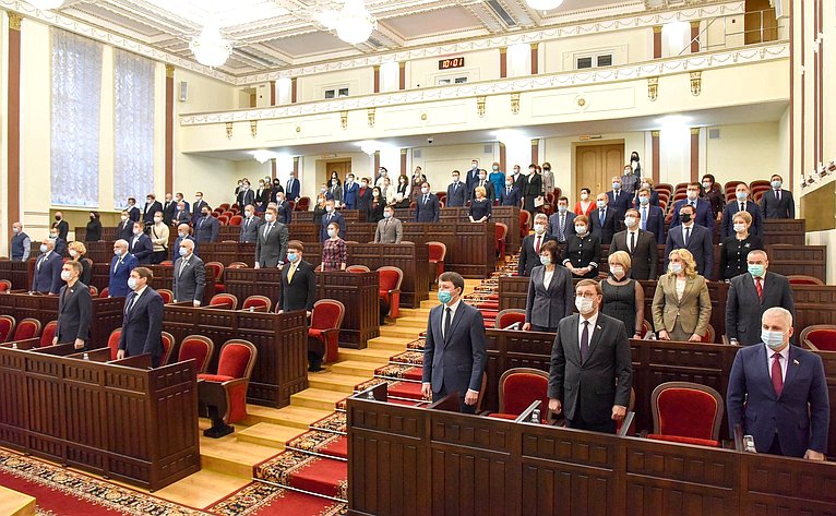 В рамках рабочей поездки в регион Константин Косачев приняли участие в XXII бюджетной сессии Государственного Собрания Республики и провел личный прием граждан