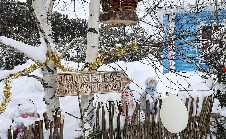 Село Кукнур, которое считается резиденцией Йушто Кугыза — марийского Деда Мороза