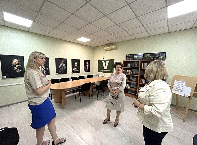 Екатерина Алтабаева встретилась с руководством филиала Фонда «Защитники Отечества» в Севастополе