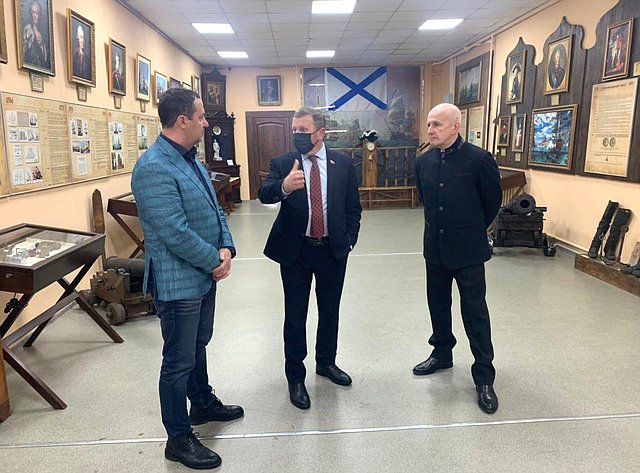 Сергей Березкин посетил музей адмирала Ф.Ф. Ушакова