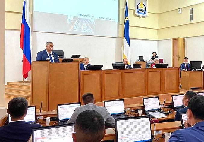 Александр Варфоломеев принял участие в 13-й сессии Народного Хурала Республики Бурятия