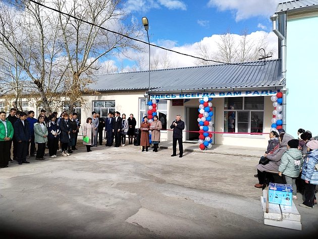 Сергей Михайлов принял участие в торжественном открытии школы в селе Кулусутай Ононского района