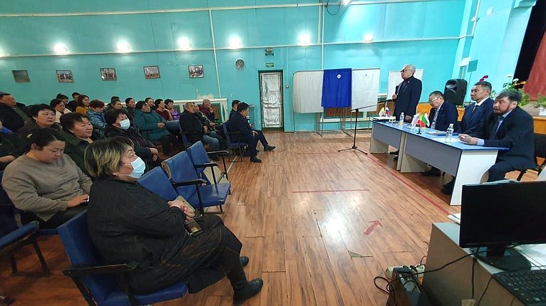 Баир Жамcуев посетил сельские поселения Ортуй и Кусоча Могойтуйского района Забайкальского края