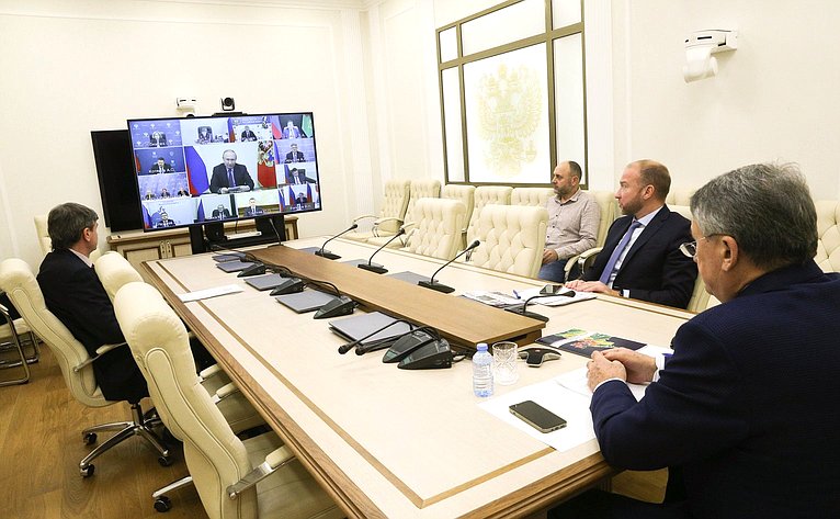 Заседание Российского организационного комитета «Победа» под председательством Президента РФ В.В. Путина