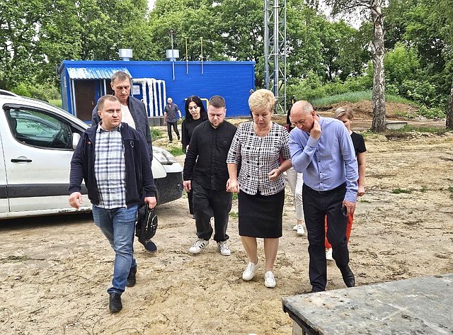 Ольга Бас в рамках поездки в регион посетила Металлистский дом культуры