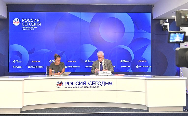 В пресс-центре МИА «Россия сегодня» состоялась пресс-конференция Владимира Чижова, посвященная актуальным вызовам и угрозам безопасности Российской Федерации в связи с растущей милитаризацией Европы и Балтийского региона
